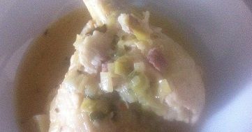 Slow Cooker Mustard Chicken and Bacon with Leeks Recipe Review from Just 5 Ingredients Slow Cooker book