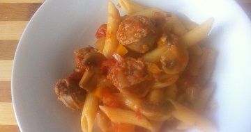 Slow Cooker Sausage Tagliatelle Hearty Supper Recipe Review
