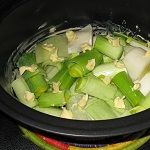 Slow Cooker Braised Leeks - Vegetable Side Dish