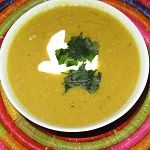 Easy Slow Cooker Red Lentil Soup with Indian Spices and Ginger