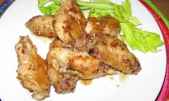 Slow Cooker Sticky Chicken Wings from Adventures in Slow Cooking Book