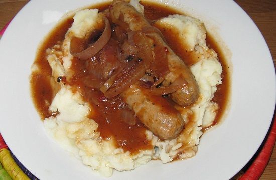 Slow Cooker Sausage and Onion Casserole